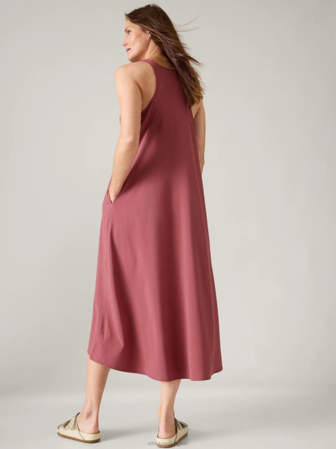 Athleta Women Rosewood Presidio Traveler Maxi Dress TZB4L0770