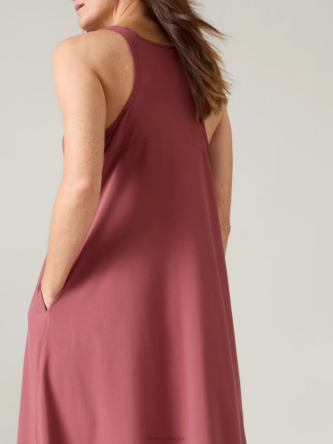 Athleta Women Rosewood Presidio Traveler Maxi Dress TZB4L0770