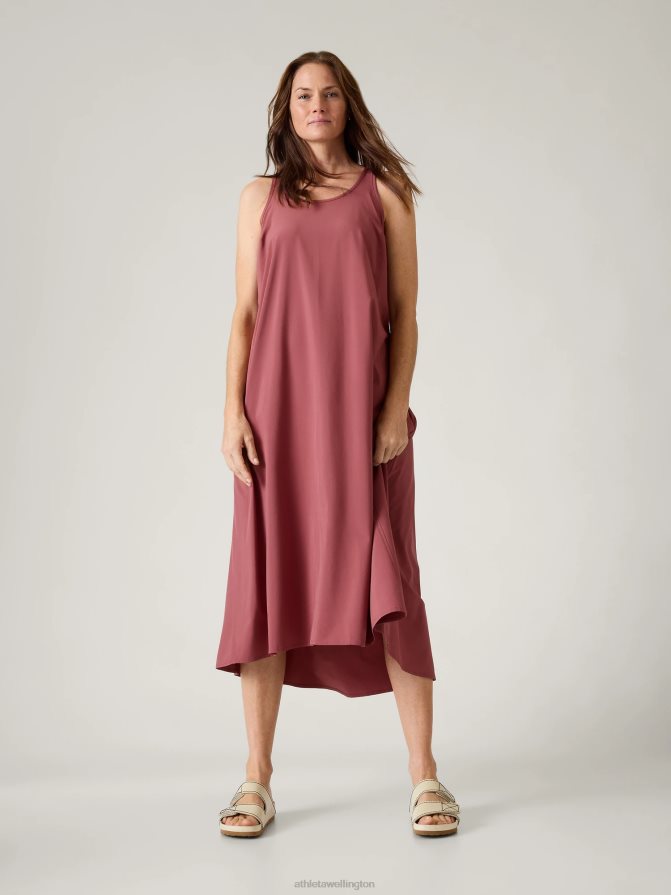 Athleta Women Rosewood Presidio Traveler Maxi Dress TZB4L0770