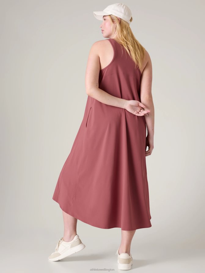 Athleta Women Rosewood Presidio Traveler Maxi Dress TZB4L0770