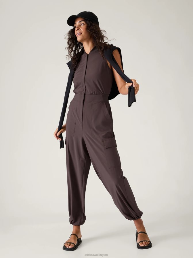 Athleta Women Shale Brooklyn Utility Jumpsuit TZB4L0745