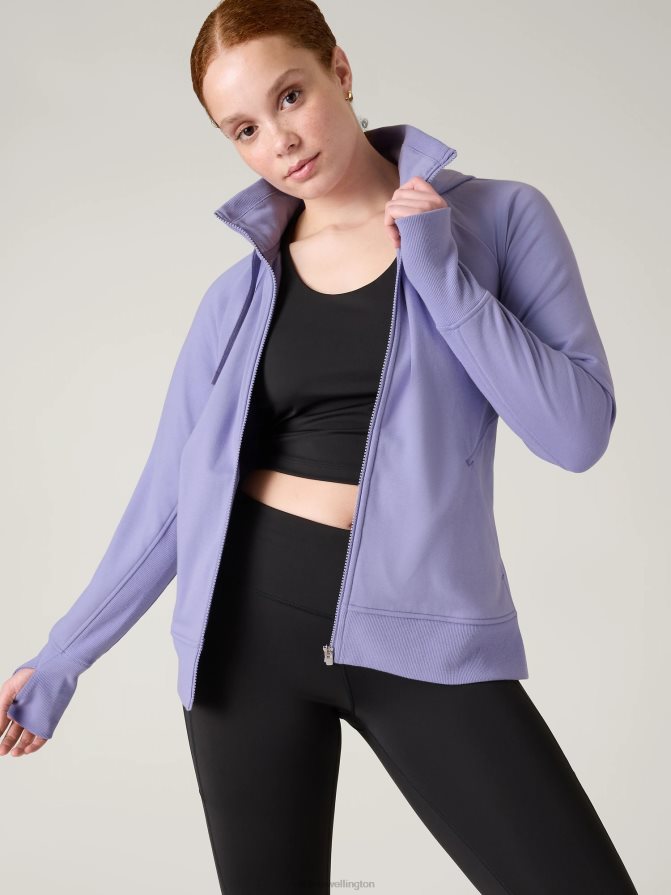 Athleta Women Aurora Purple Triumph Hoodie TZB4L0495