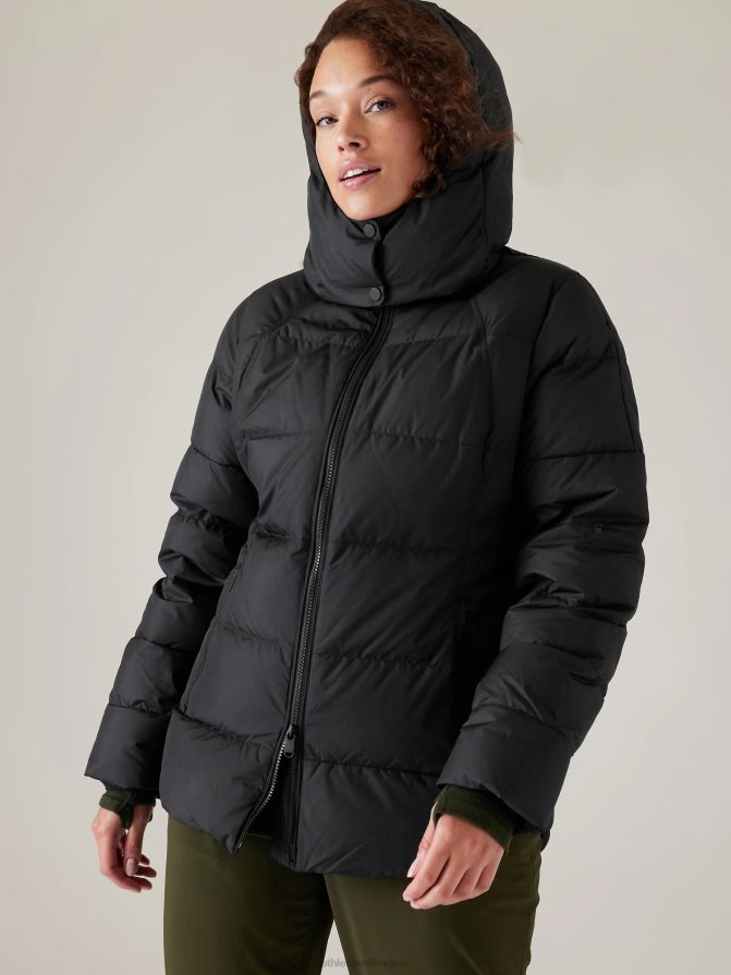 Athleta Women Black Downtown Puffer Jacket TZB4L0559