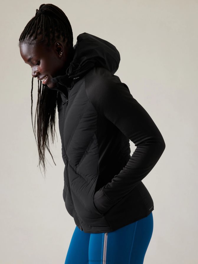 Athleta Women Black Inlet Jacket TZB4L0552