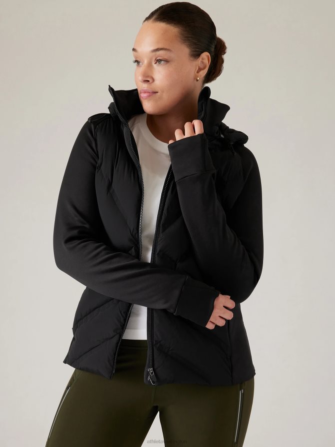 Athleta Women Black Inlet Jacket TZB4L0552