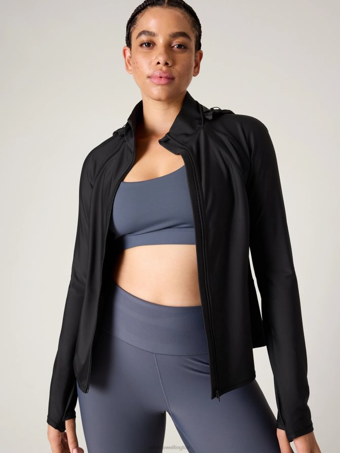 Athleta Women Black Interval Jacket TZB4L0453