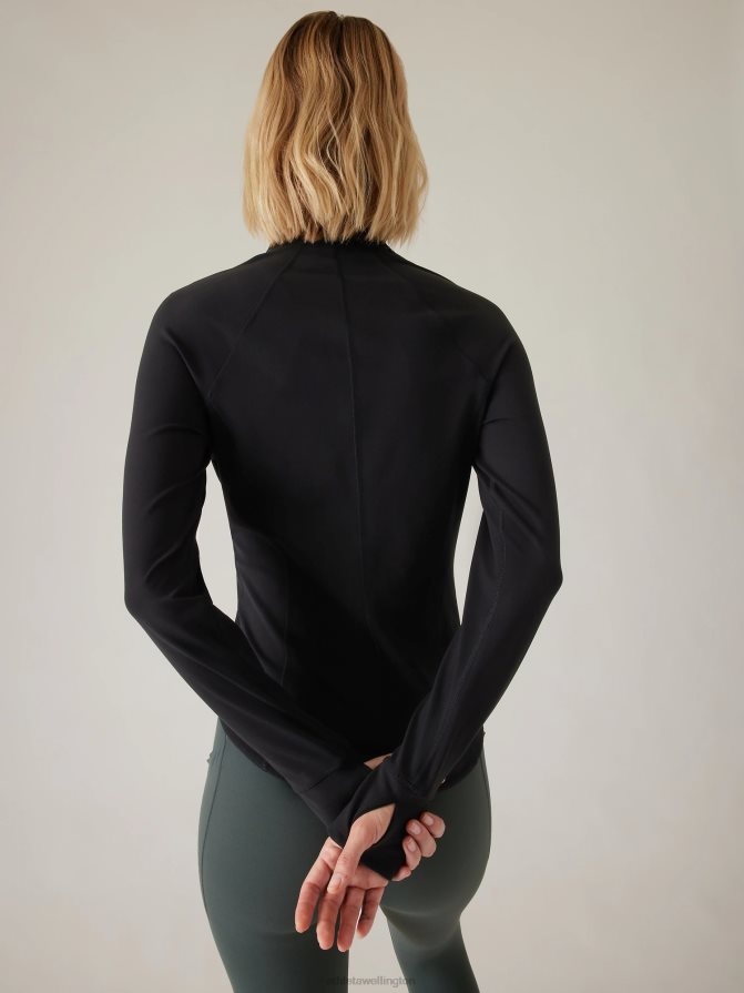 Athleta Women Black Salutation Jacket TZB4L0553