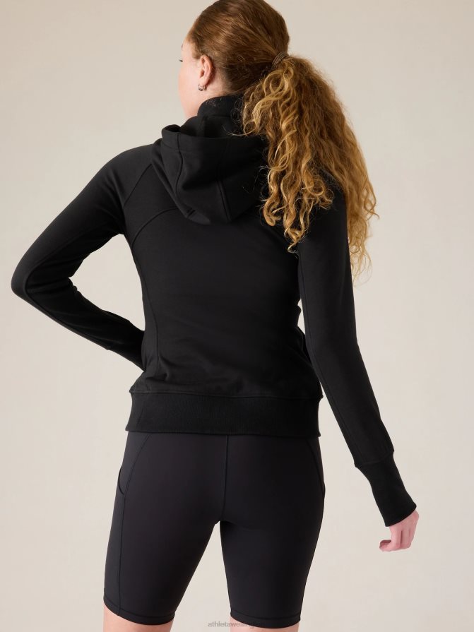 Athleta Women Black Triumph Hoodie TZB4L0564