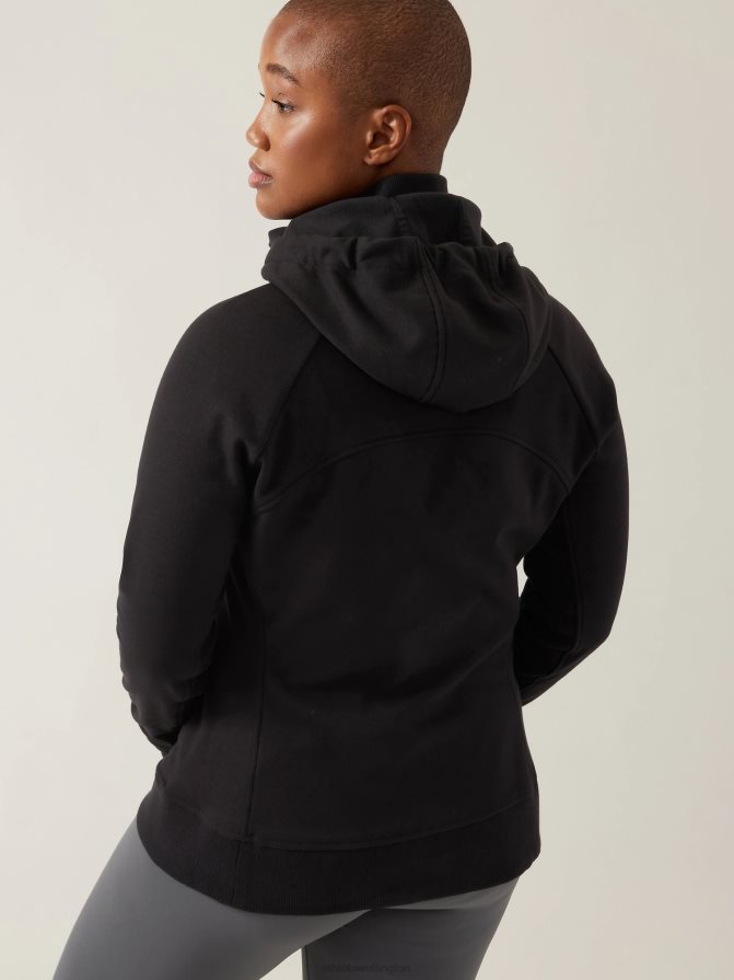 Athleta Women Black Triumph Hoodie TZB4L0564