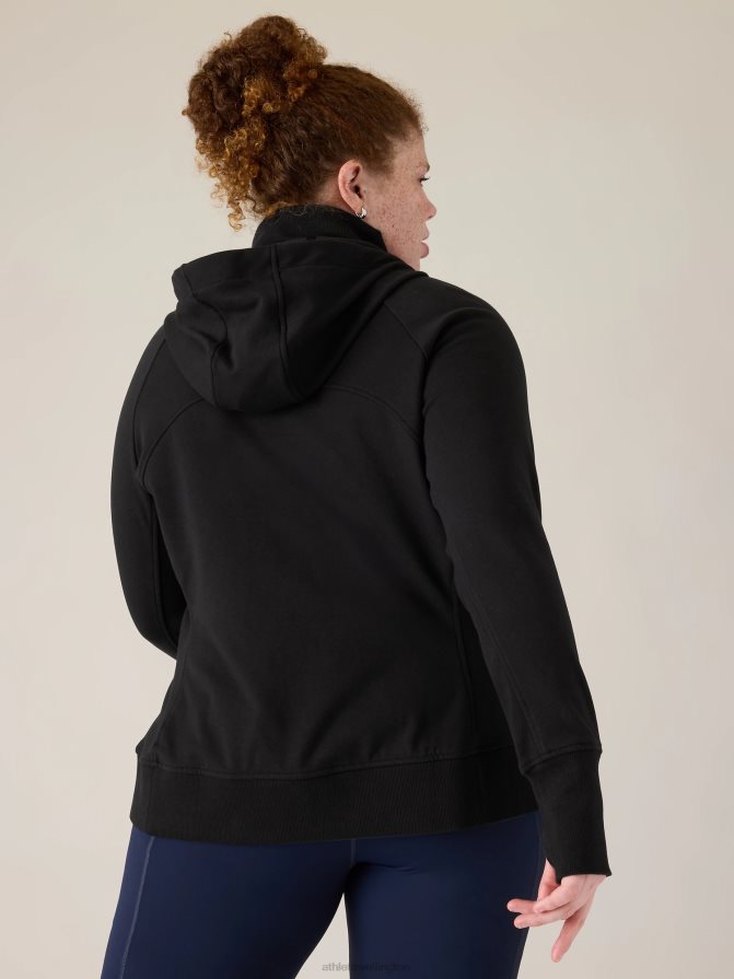 Athleta Women Black Triumph Hoodie TZB4L0564