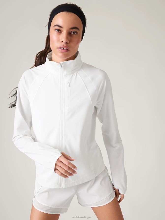 Athleta Women Bright White Run With It Jacket TZB4L0556