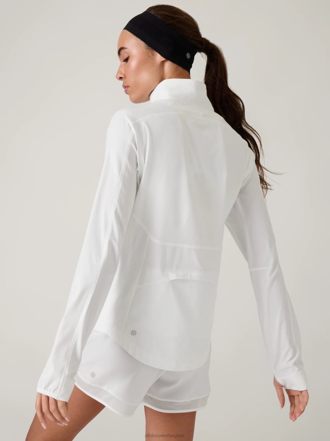 Athleta Women Bright White Run With It Jacket TZB4L0556