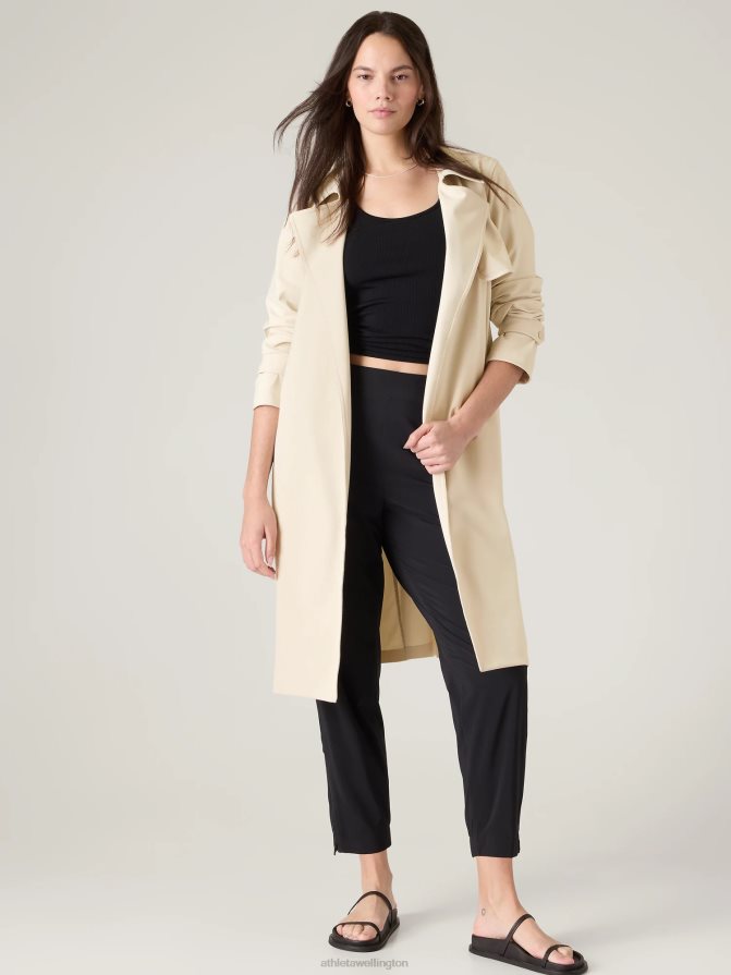 Athleta Women Calcite Beige Stellar Trench TZB4L0587