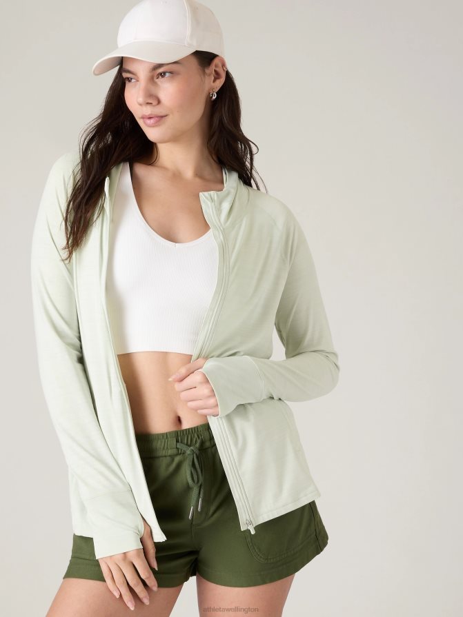 Athleta Women Celadon Tint Pacifica Illume UPF Relaxed Jacket TZB4L0575