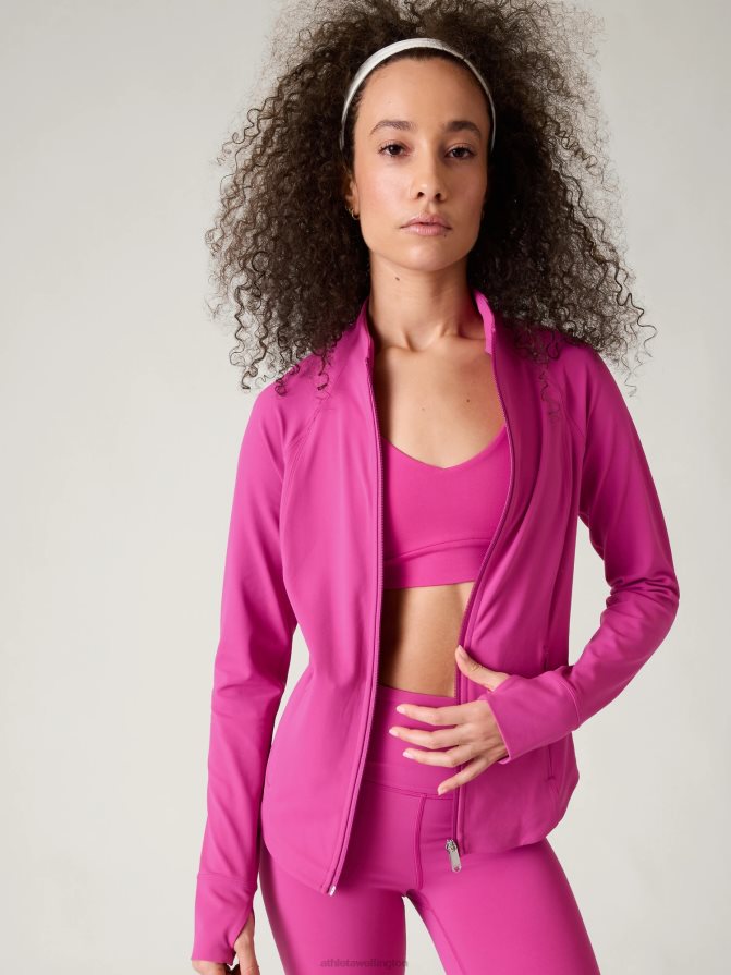 Athleta Women Iceplant Pink Salutation Jacket TZB4L0569