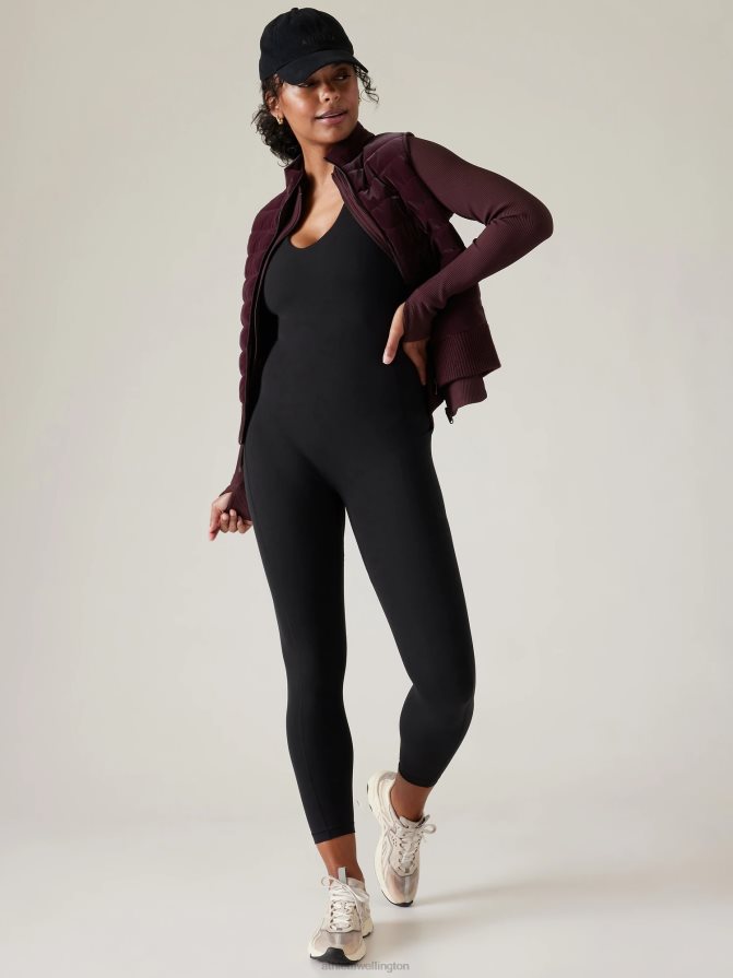 Athleta Women Spiced Cabernet Rib Salutation Jacket TZB4L0243