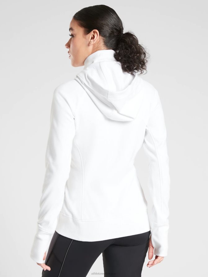 Athleta Women White Triumph Hoodie TZB4L0438