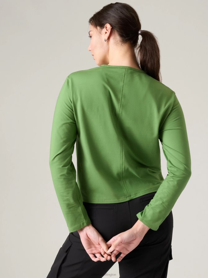 Athleta Women Baja Green Essential Top TZB4L0285