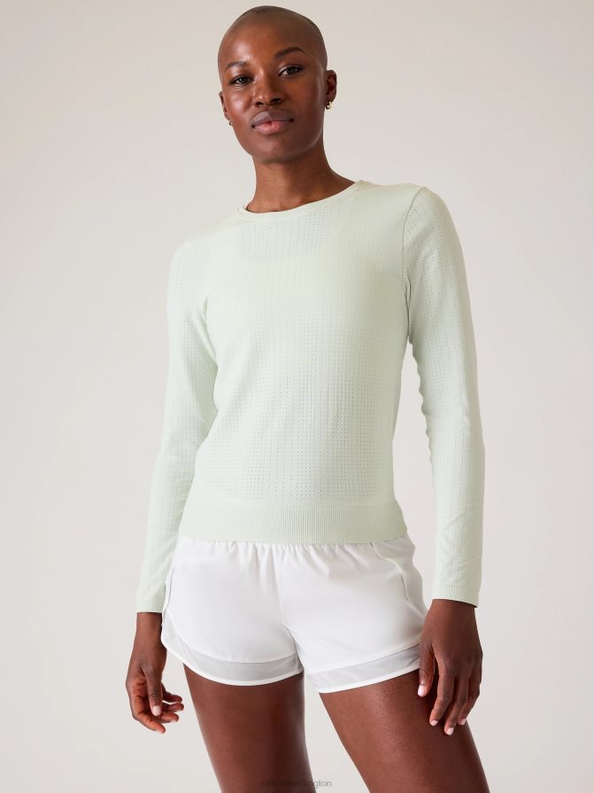 Athleta Women Celadon Tint In Motion Seamless Top TZB4L0341