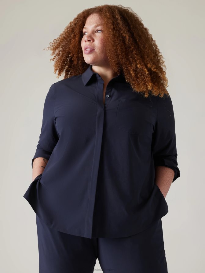 Athleta Women Navy Everlasting Top TZB4L0448