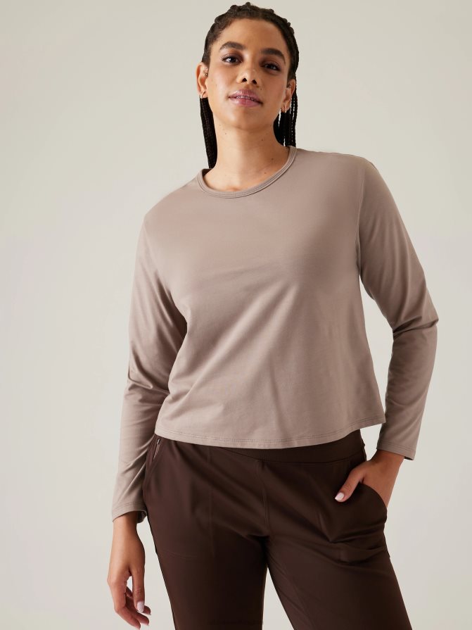 Athleta Women Pyrite Essential Top TZB4L0309