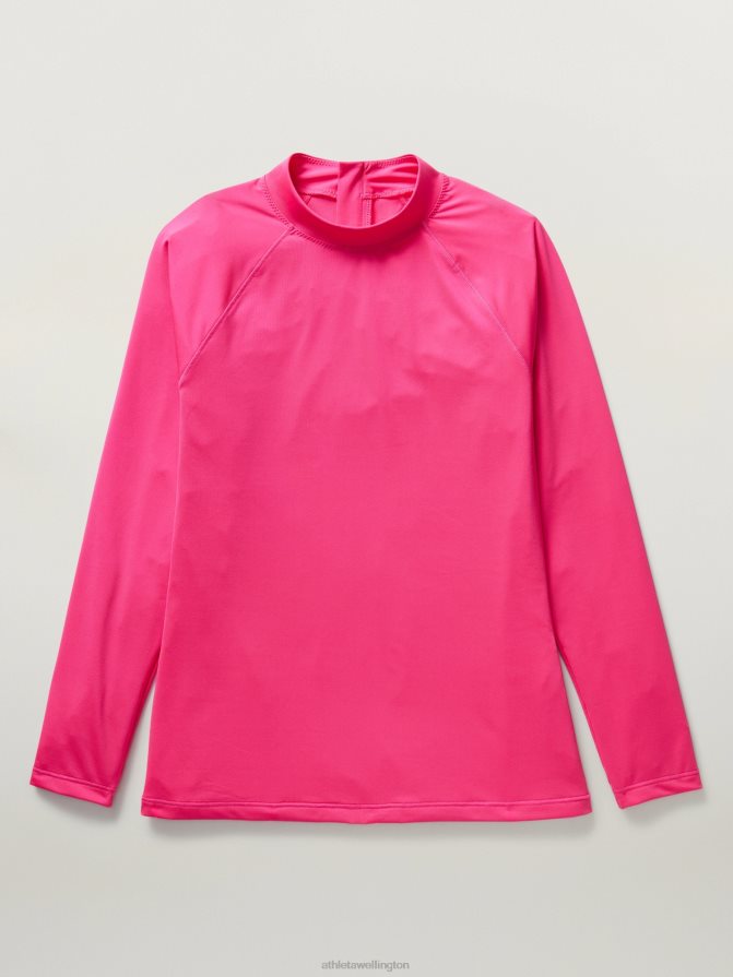 Athleta Women Tulip Pink North Point Rashguard TZB4L0909