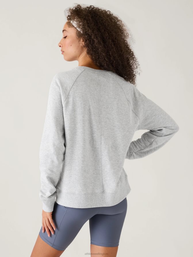 Athleta Women Grey Heather Sundown Sweatshirt TZB4L0377