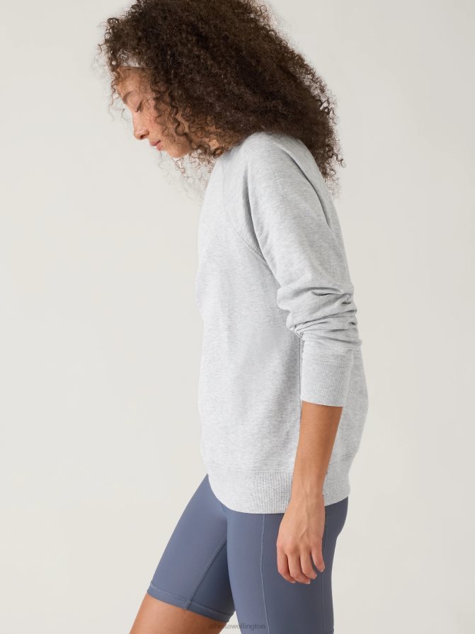 Athleta Women Grey Heather Sundown Sweatshirt TZB4L0377