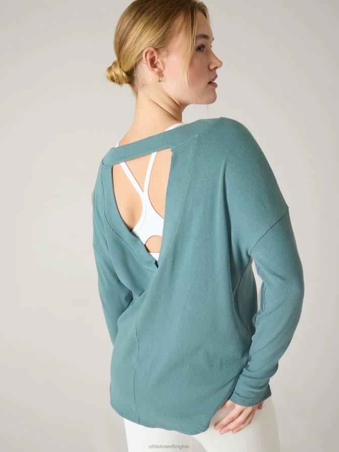 Athleta Women Oxidized Green Presence Sweatshirt TZB4L0277