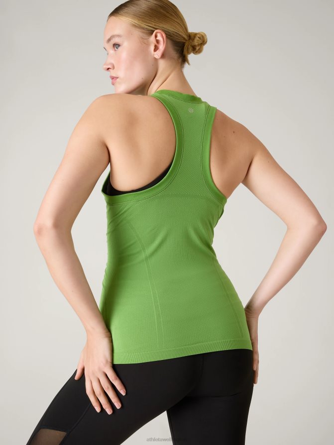 Athleta Women Baja Green Momentum Seamless Tank TZB4L0211