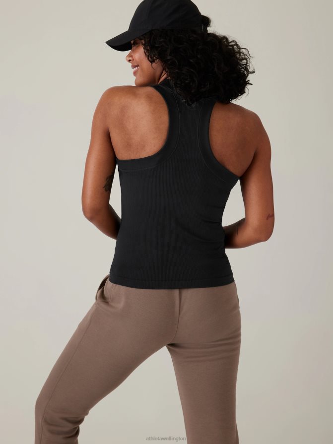 Athleta Women Black Renew Seamless Racerback Tank TZB4L0462