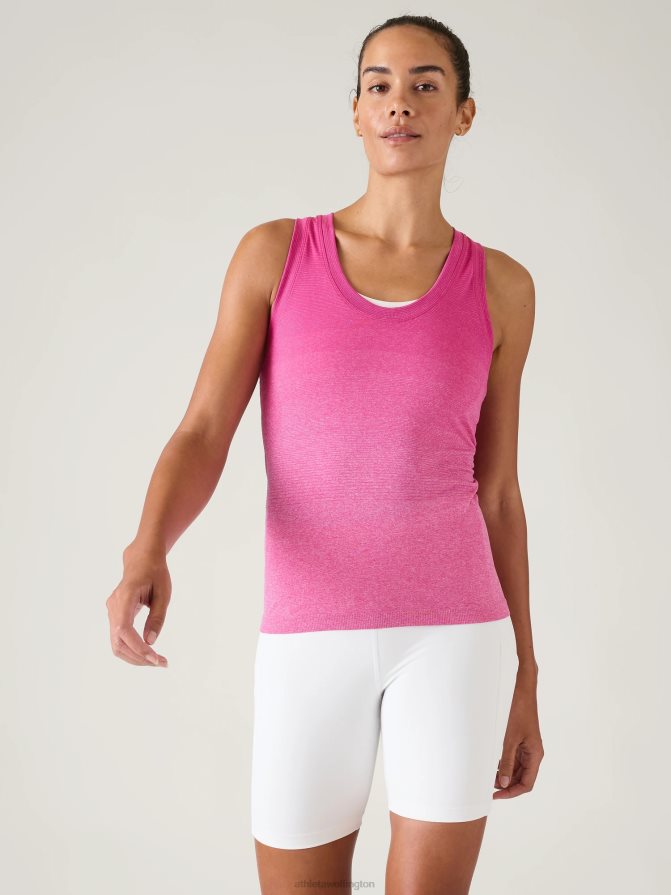 Athleta Women Iceplant Pink Gradient Momentum Seamless Tank TZB4L0261