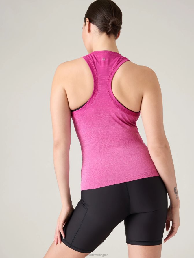 Athleta Women Iceplant Pink Gradient Momentum Seamless Tank TZB4L0261