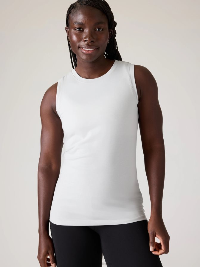 Athleta Women Light Grey Heather Vital Tank 2.0 TZB4L0234