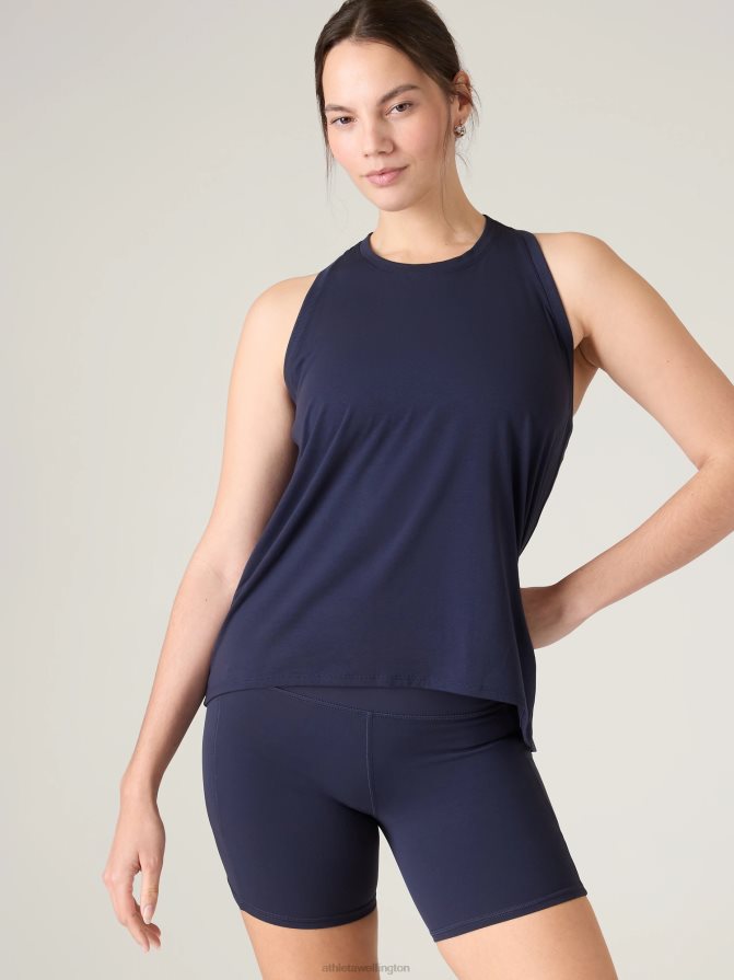 Athleta Women Navy Ease In Tank TZB4L0197