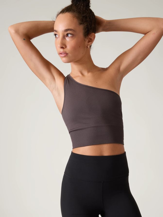 Athleta Women Shale Aurora Seamless One Shoulder Tank TZB4L0520