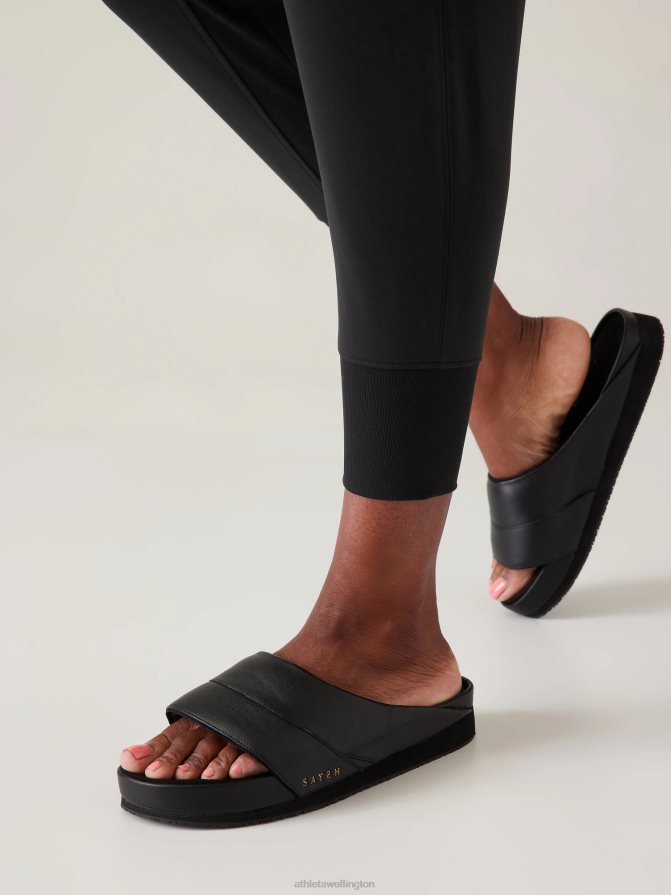 Athleta Women Black Saysh Slide TZB4L01002