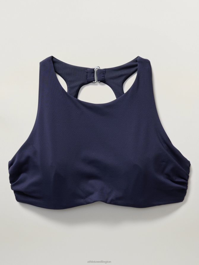 Athleta Women Dress Blue Maldives Bra Cup Bikini Top TZB4L0867