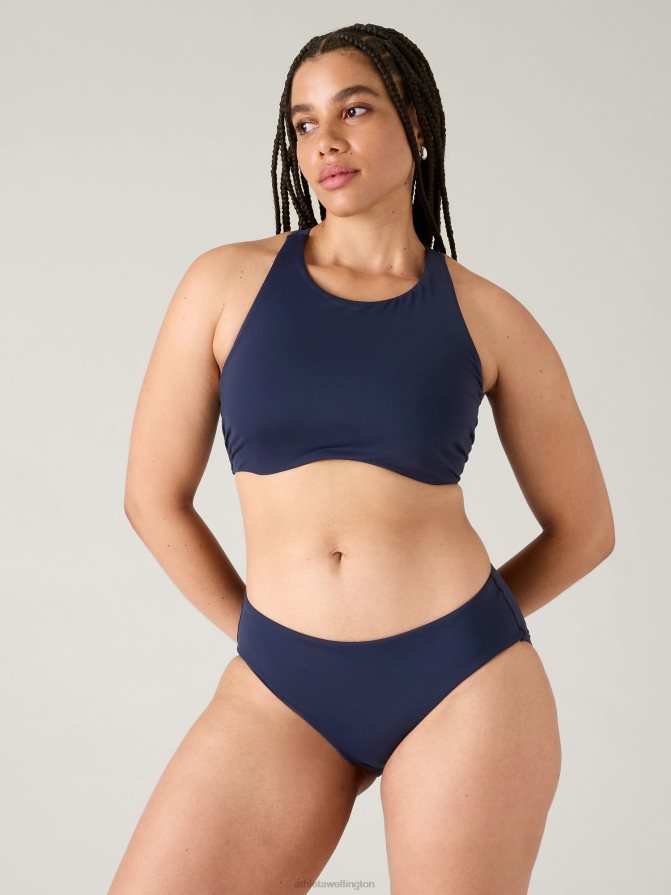 Athleta Women Dress Blue Maldives Bra Cup Bikini Top TZB4L0867