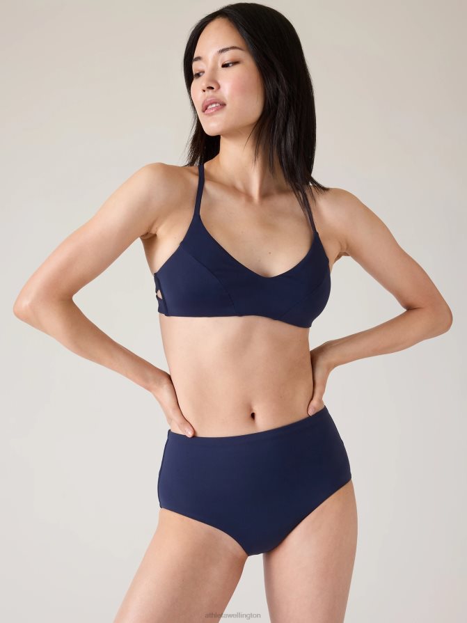 Athleta Women Dress Blue Triangle Bikini Top A-C TZB4L0951