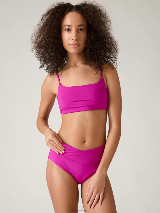 Athleta Women Electric Fuchsia Scoop Bikini Top A-C TZB4L0790