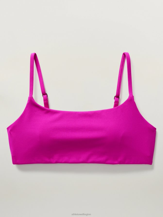 Athleta Women Electric Fuchsia Scoop Bikini Top A-C TZB4L0790