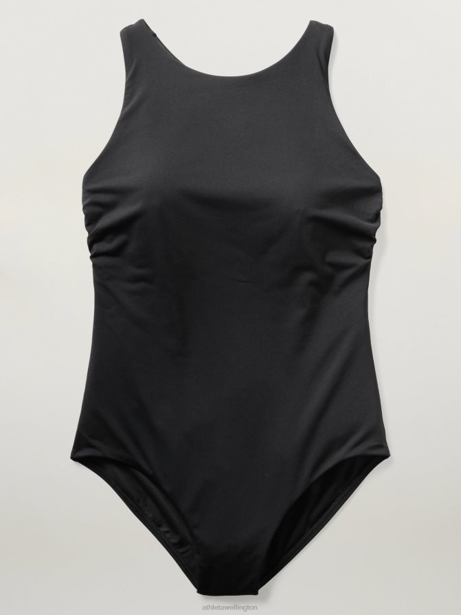 Athleta Women Black Maldives One Piece Swimsuit TZB4L0808