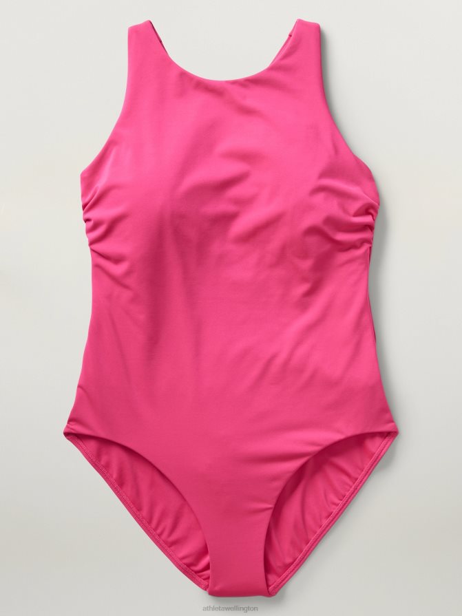 Athleta Women Tulip Pink Maldives One Piece Swimsuit TZB4L0910