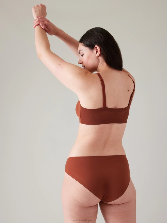 Athleta Women Ancient Mahogany Ritual Bikini Underwear TZB4L0711