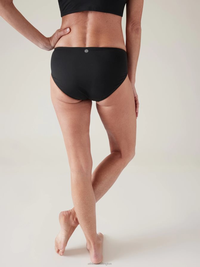 Athleta Women Black Clean Full Swim Bottom TZB4L0801