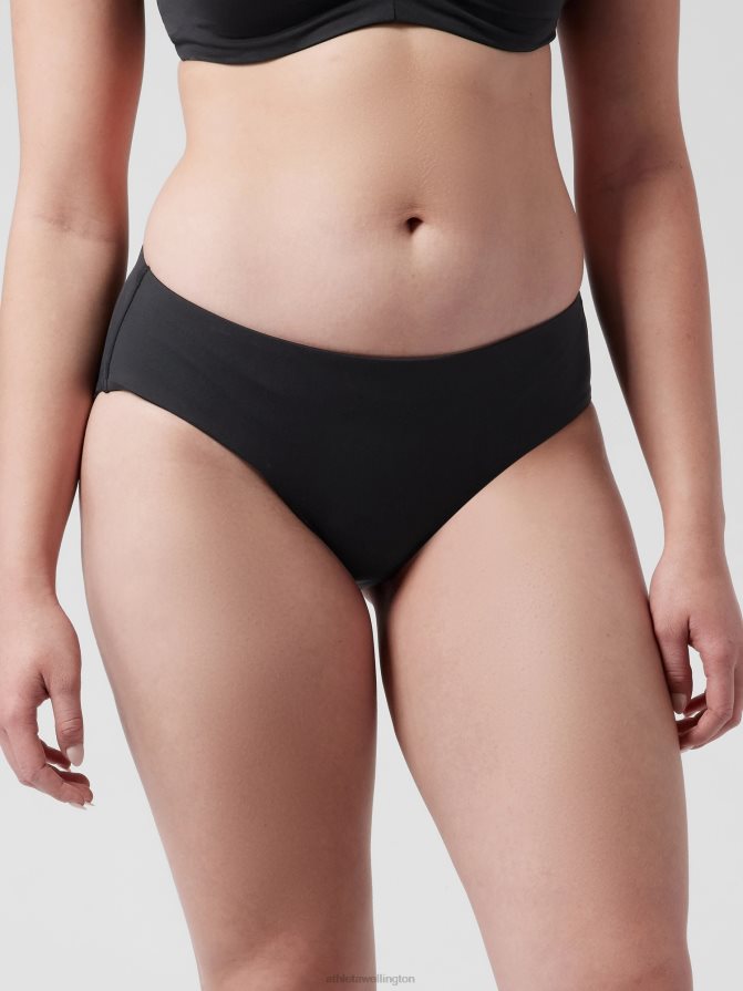 Athleta Women Black Clean Full Swim Bottom TZB4L0801