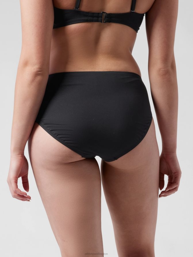 Athleta Women Black Clean Full Swim Bottom TZB4L0801