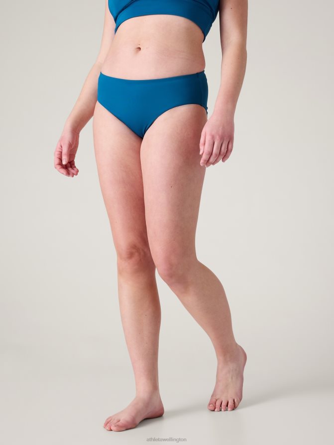 Athleta Women Dark Lapis Blue Clean Full Swim Bottom TZB4L0876