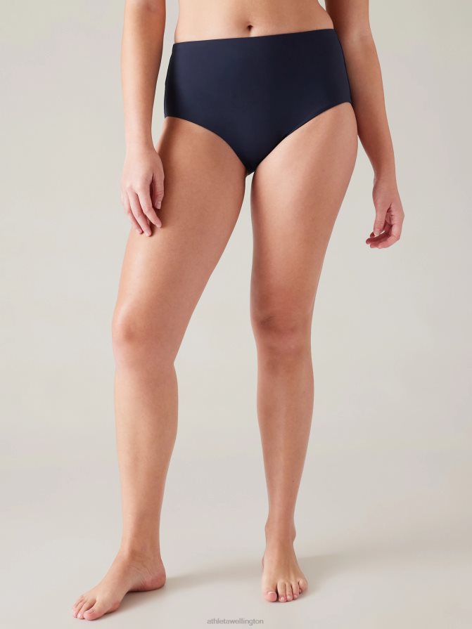 Athleta Women Dress Blue High Waist Swim Bottom TZB4L0868